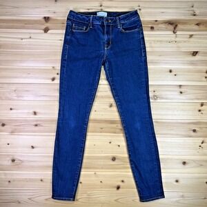 Parker Smith Jeans Womens 27 Skinny Mid Rise Denim Blue Jeans
